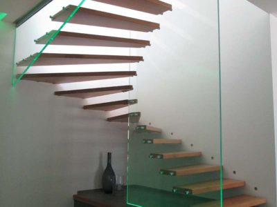 interior glass railing