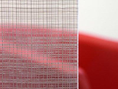 interlayer laminated glass natura wired decorative glass