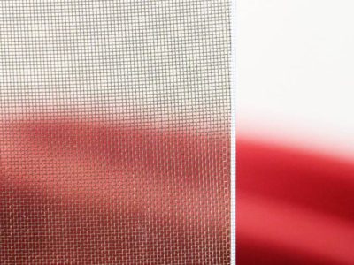 interlayer laminated glass bronze mesh decorative glass metalica mesh innovative glass maille 13 bronze Retouch