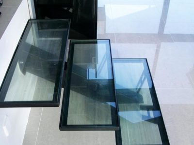 bespoke glass stairs