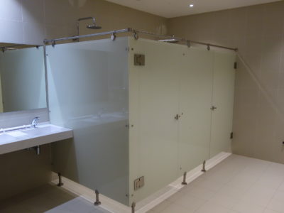 shower cubicle tailor made lacquered glass