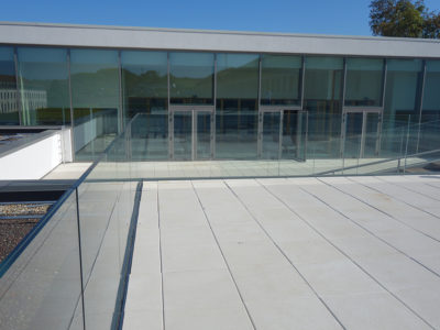 glass balustrade glass railing profile fixing