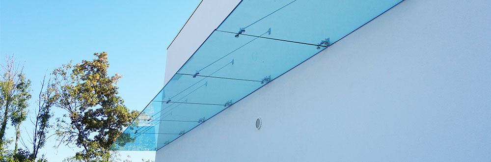 glass canopy, toughened laminated glass