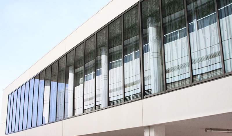 design glass frontage