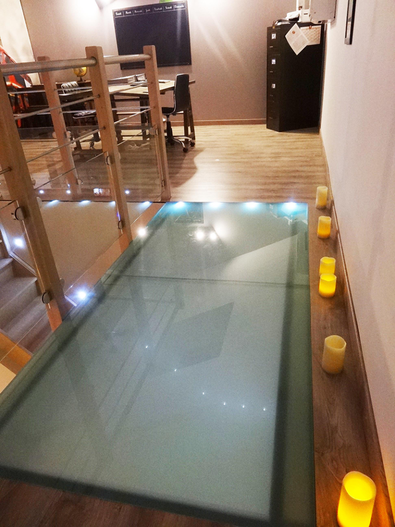 glass floor