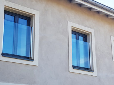 window glass railing bespoke glass railing