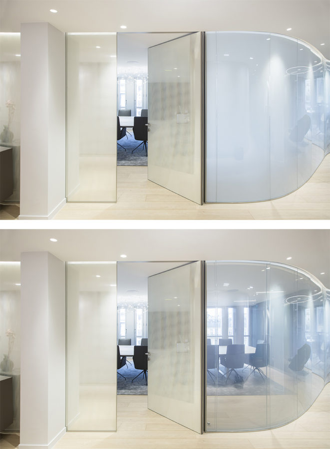 Switchable glass Always more transparency, always more privacy My