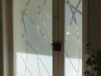 glass entrance door