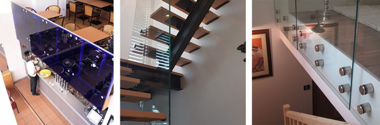 Specific glass railing | My Laminated Glass